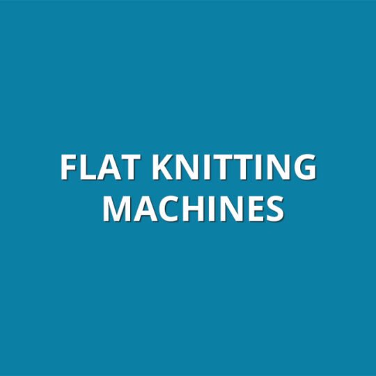 Flat knitting